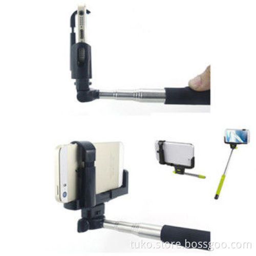 Wireless mobile phone monopod